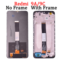 6.53 cali ekran dla Xiaomi Redmi 9A 9C wyświetlacz LCD ekran dotykowy Digitizer dla Redmi 9 LCD wymiana części telefonu montaż 3